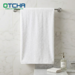 Half Bath Towel, 70x140 cm, 650 Grams, 100% Cotton, White