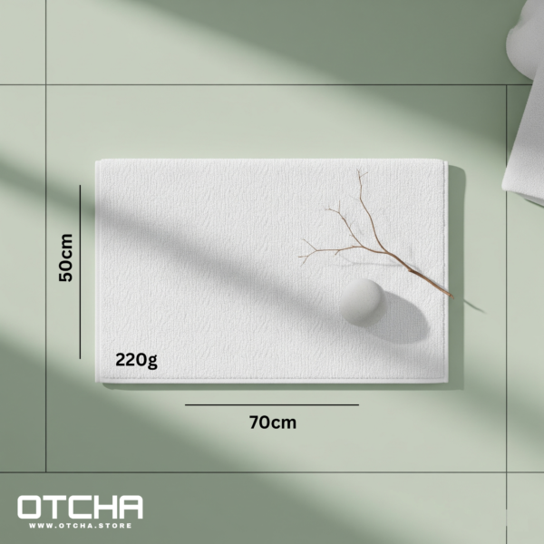 Small Hand Towel, 50x70 cm, 220 Grams, 100% Cotton, White