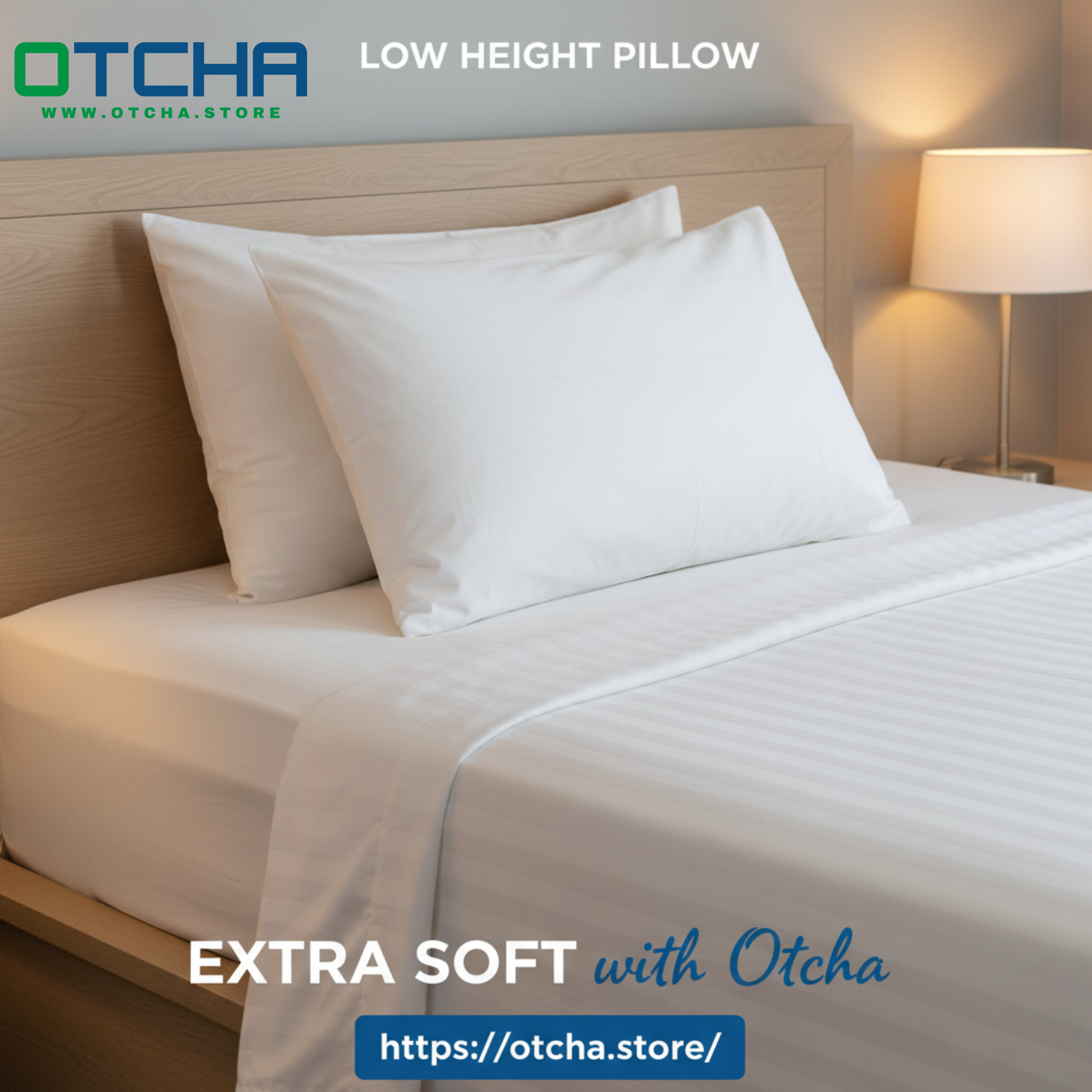 Hotel Pillow Low Hotel Pillow Low, Approx. 1100g - الصورة 1