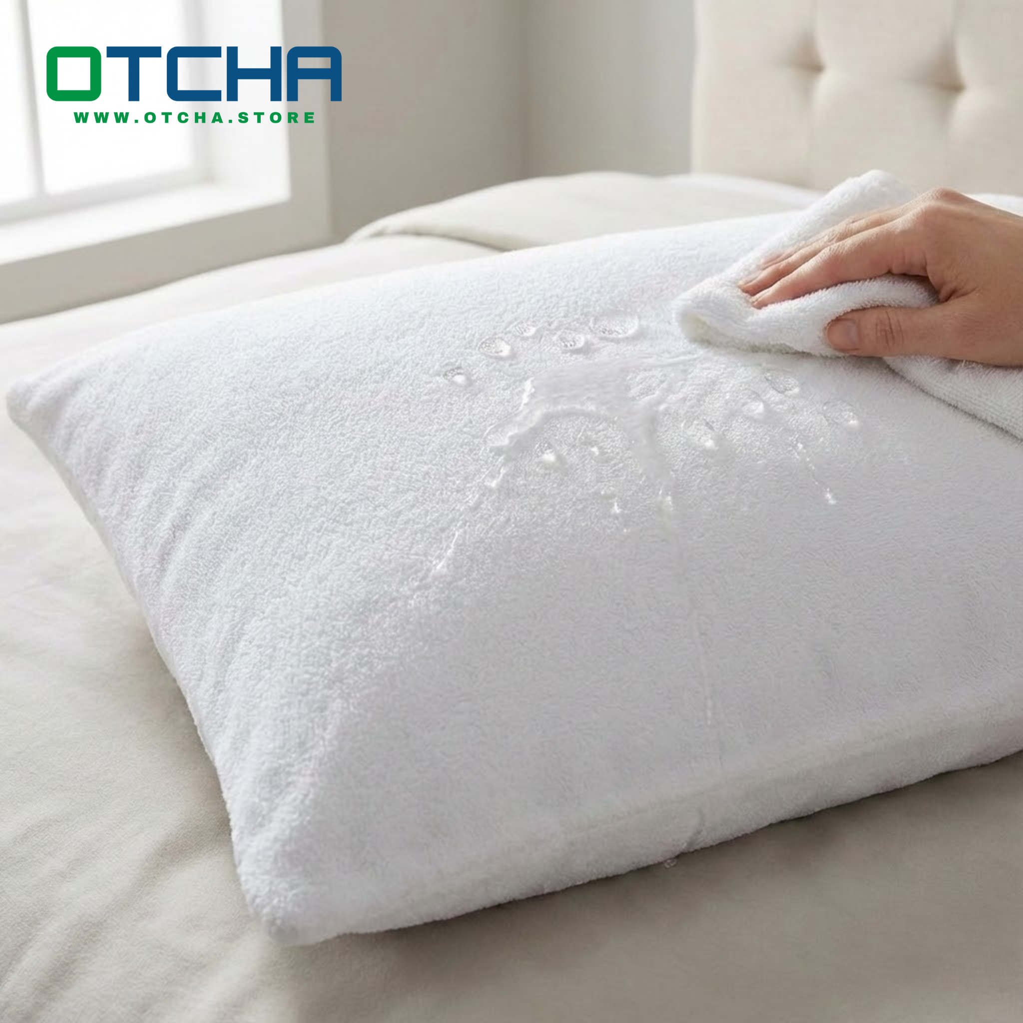 WaterProof Pillow1 WaterProof Pillow Protector - الصورة 1