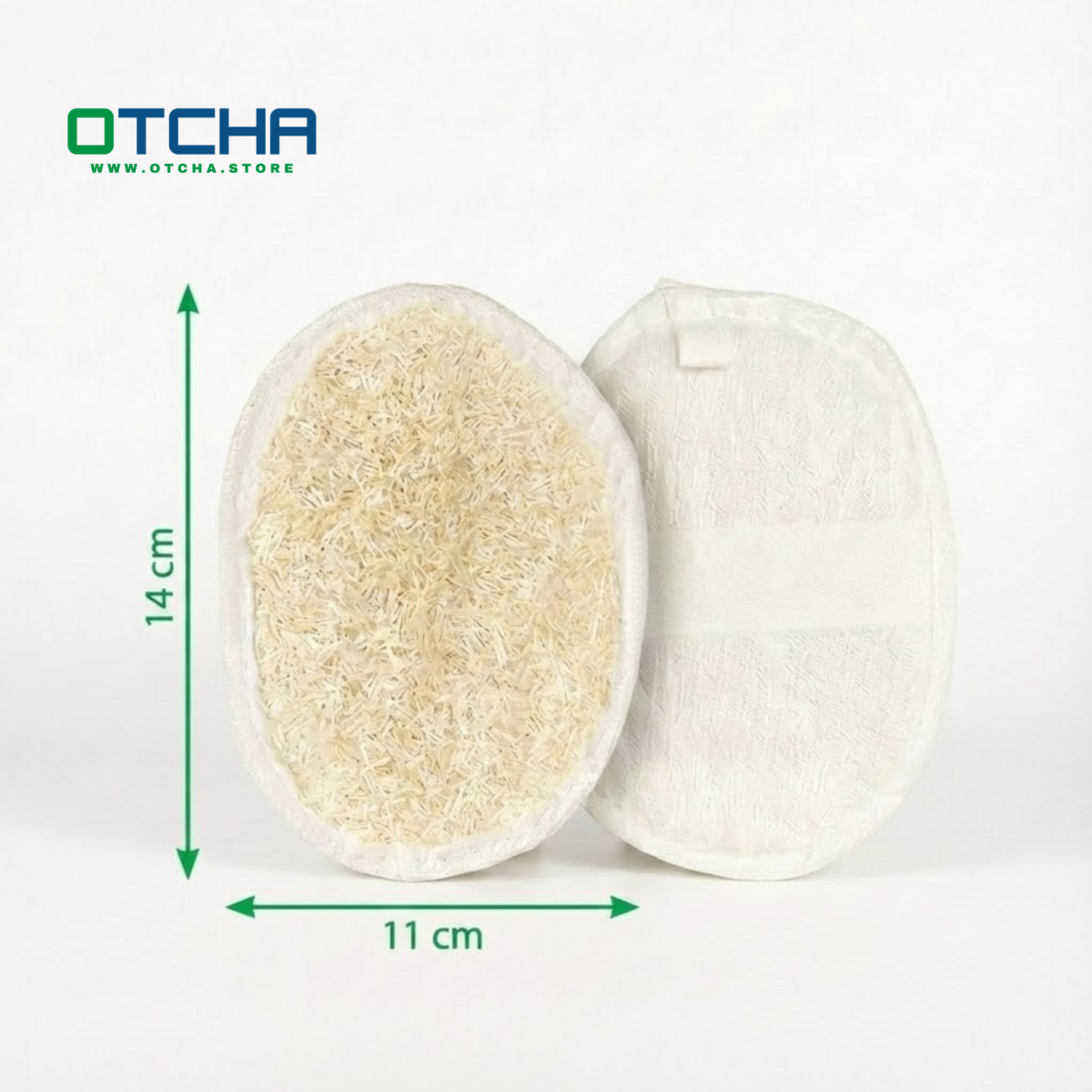 ⁦Luffa Scrubber with Strap⁩ - الصورة ⁦3⁩