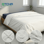 Duvet cover ONLY Stripe, 1cm, White