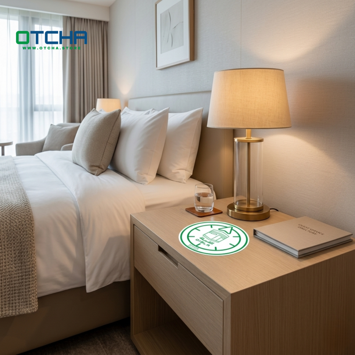 ⁦Premium Qibla Direction Indicator Stickers (11cm)⁩ - الصورة ⁦5⁩