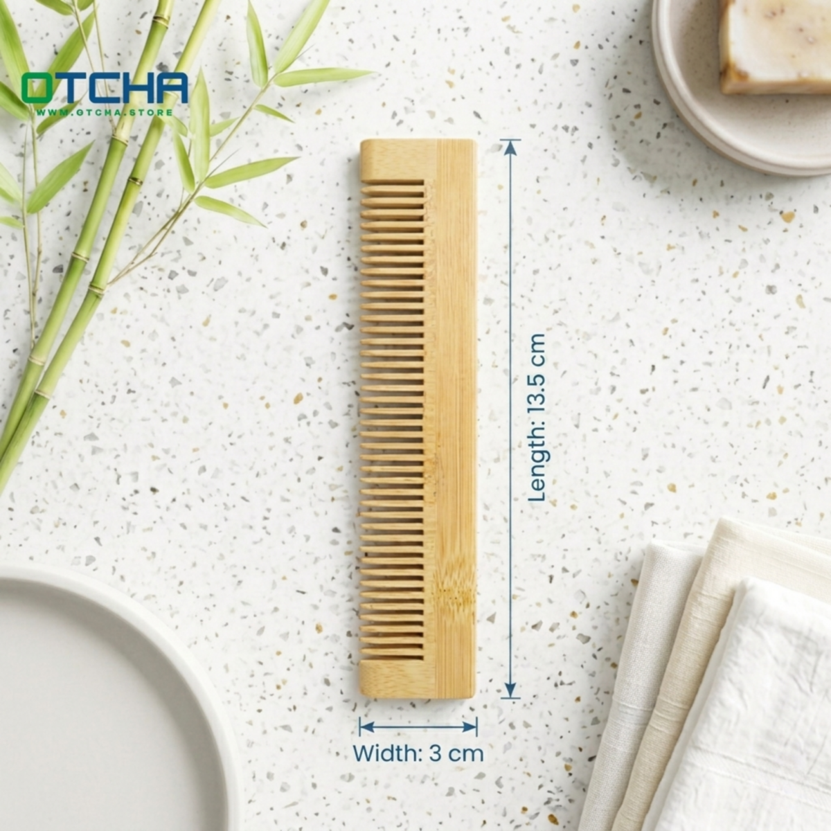 Eco-friendly MALE Wooden Comb - Image 2
