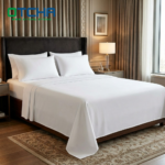 White Plain flat Sheet Set with 2 Pillowcases