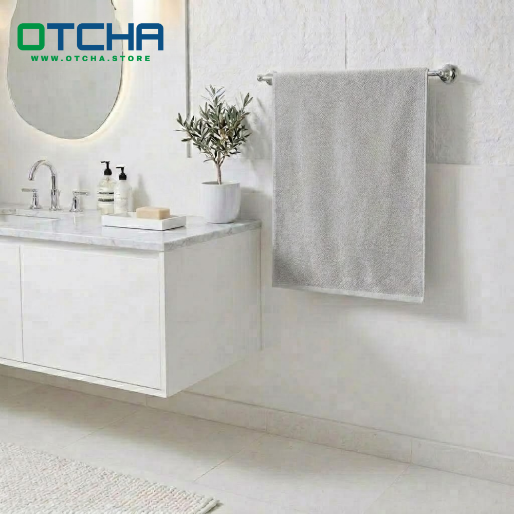 gray 00 Hand Towel – 100 x 50 cm, 325 gram, Gray, 100% Cotton - Image 1