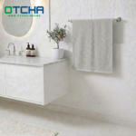 Small Hand Towel, 50×70 cm, 220 Grams, 100% Cotton, Gray