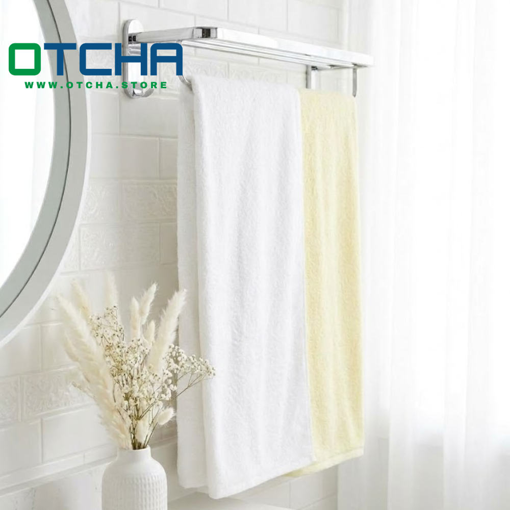 150 x 90 butter yellow info graph (3) Multicolored, Bath Towel – 150 x 90 cm, 770 gram, 100% Cotton - الصورة 1
